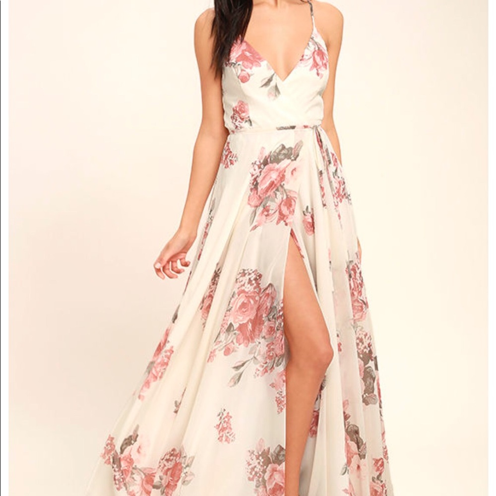 Lulus Floral Maxi Dress